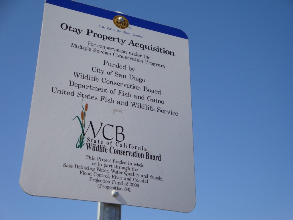 Otay Mesa Property Acquisition Sign