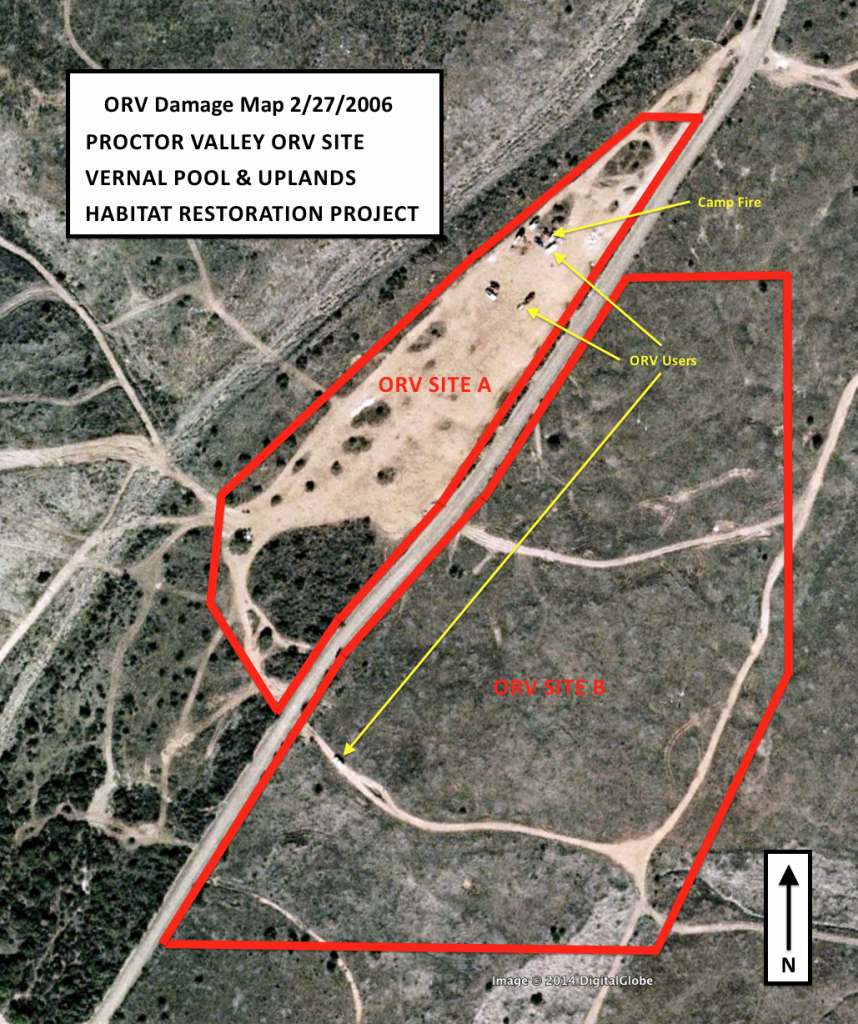 Proctor Valley ORV Damage Map